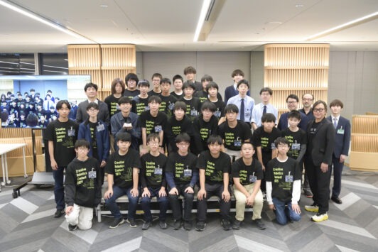 大会に参加した未来のロボット博士たち